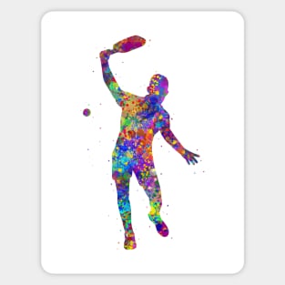 Pickleball player Sticker